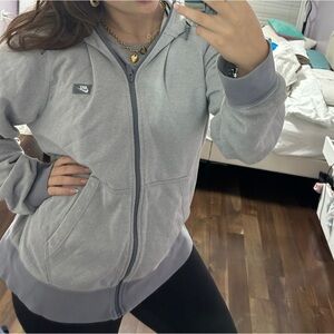 Oversized grey Nike hoodie